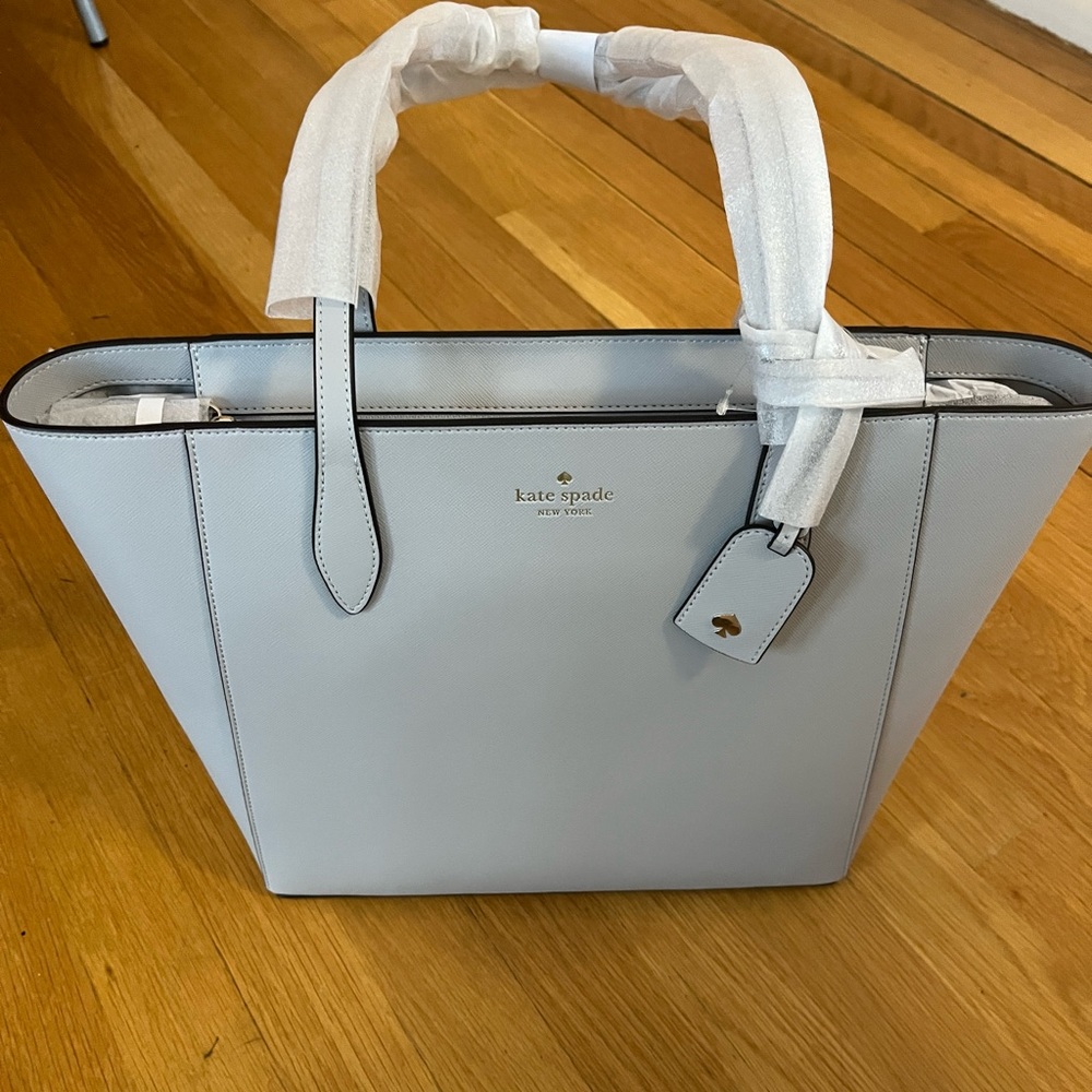 NWT KATE SPADE DANA TOTE - PLATINUM GREY